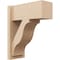 Ekena Millwork 7 1/2-in W x 16-in D x 20-in H Funston Block Rough Cedar Woodgrain TimberThane Outlooker, Primed Tan OUTUR075X16X20FST44RCPR - alternate 1